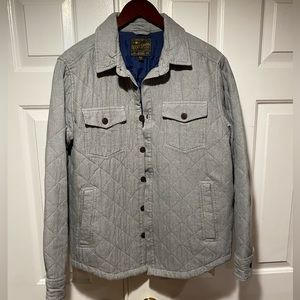 Lucky grey quilted shirt jacket M
